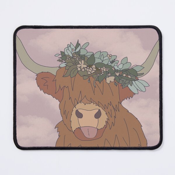 Item preview, boho highland cow designed and sold by breerawls.