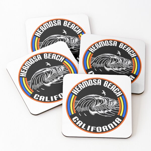 Item preview, Hermosa Beach California Surf Beach Ocean Surfing Waves designed and sold by DESTINATIONS DECAL.