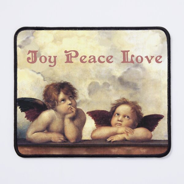 Item preview, RENAISSANCE ANGELS Winged Cherubs Joy Peace Love designed and sold by BulganLumini.