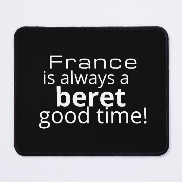 Item preview, Beret bad time pun designed and sold by Voici.