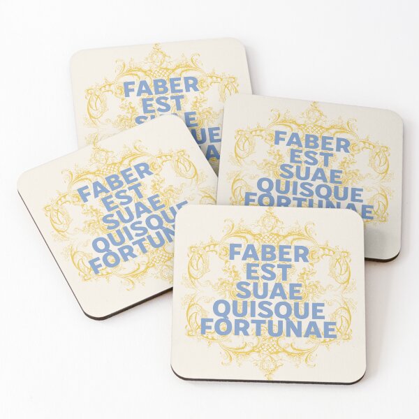 Item preview, Faber Est Suae Quisque Fortunae - Each Man is the Architect of his own Fortune designed and sold by Trish Dish.