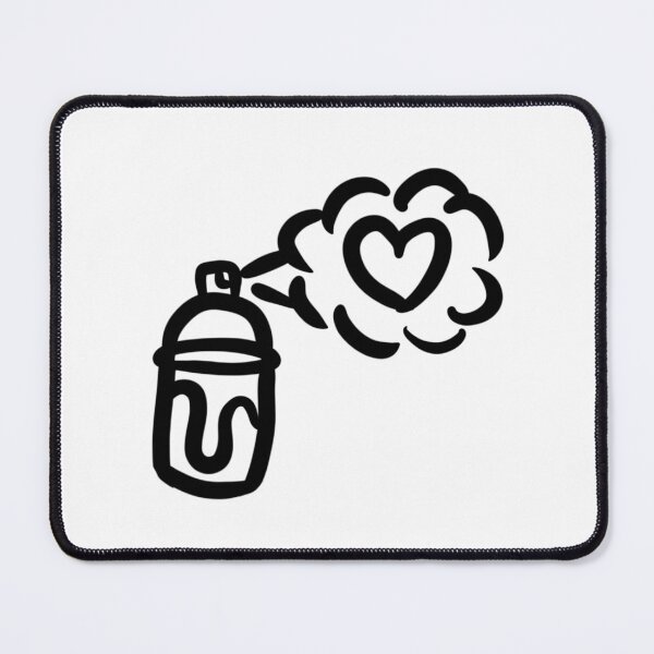 Item preview, spray paint heart designed and sold by moonna designs.