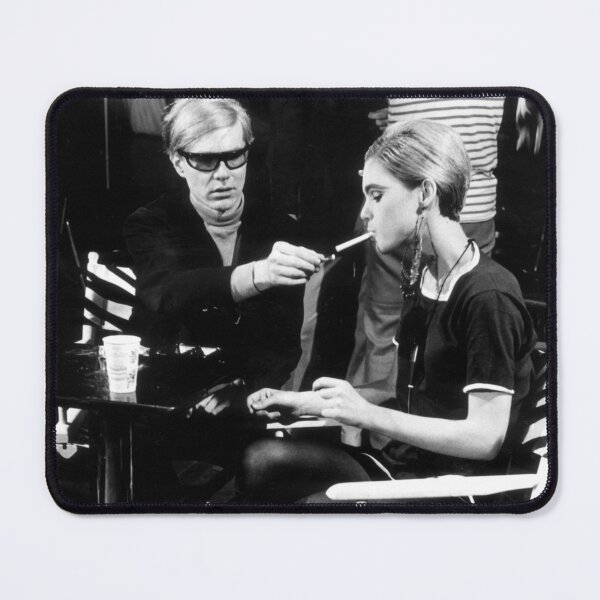 Item preview, Edie Sedgwick and Andy Warhol - The factory Girl - Sixties art photography black and white designed and sold by HoneymoonHotel.