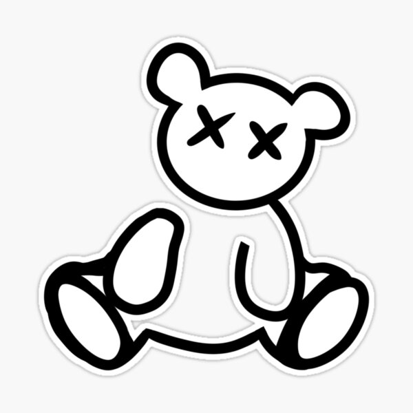 Bearbricks Wall Sticker Acrylic Mirror Cartoon Bear Wall Decals