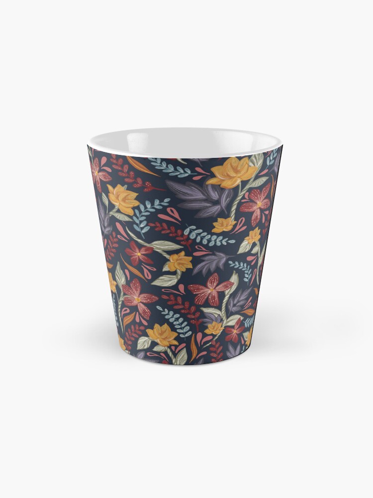 Aperçu 2 sur 4. Mug à café avec l'œuvre 109 violet créée et vendue par mallorybernard.