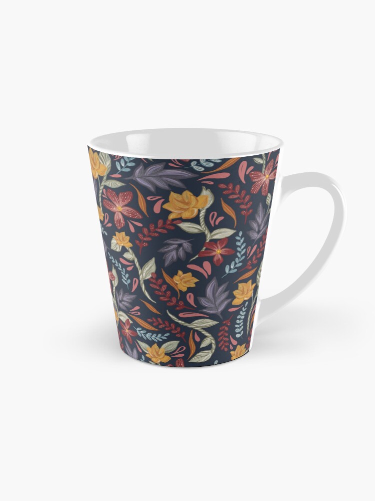 Aperçu 1 sur 4. Mug à café avec l'œuvre 109 violet créée et vendue par mallorybernard.
