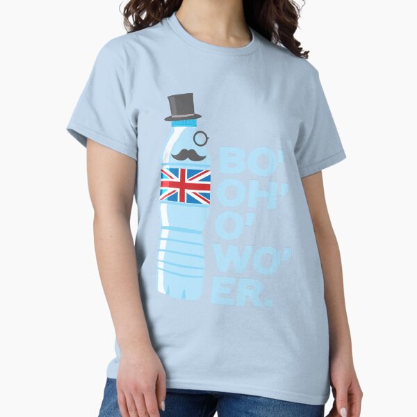 Item preview, Bottle of Water British Accent Union Jack Sophisticated Gentleman Bo'oh'o'wo'er designed and sold by Atlantee.