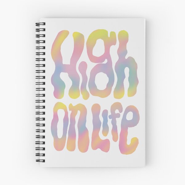 Item preview, High On Life | positive quote aesthetic lettering designed and sold by isamii.