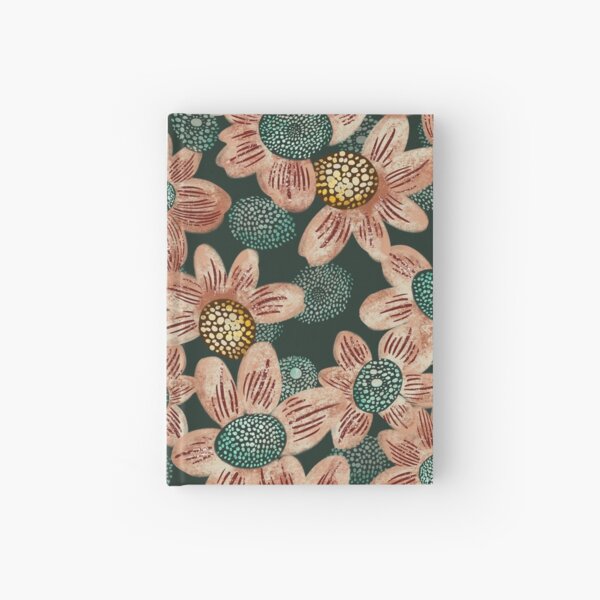 Country Flowers Hardcover Journal
