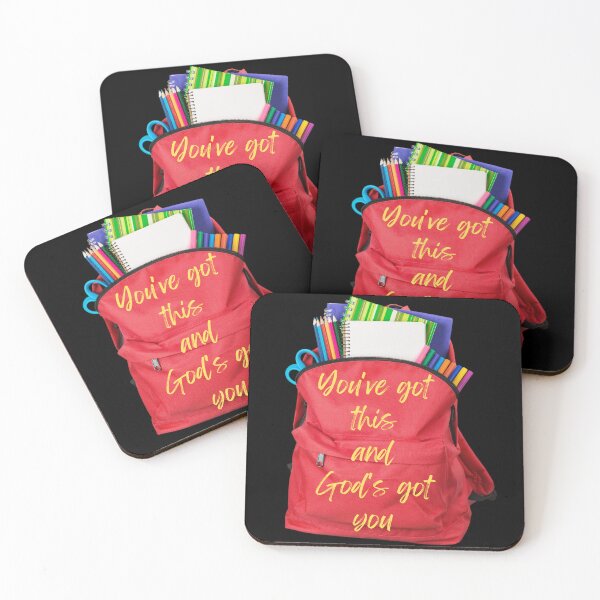 Item preview, Backback with the words, "You've got this and God's got you" designed and sold by CheekyGrace.