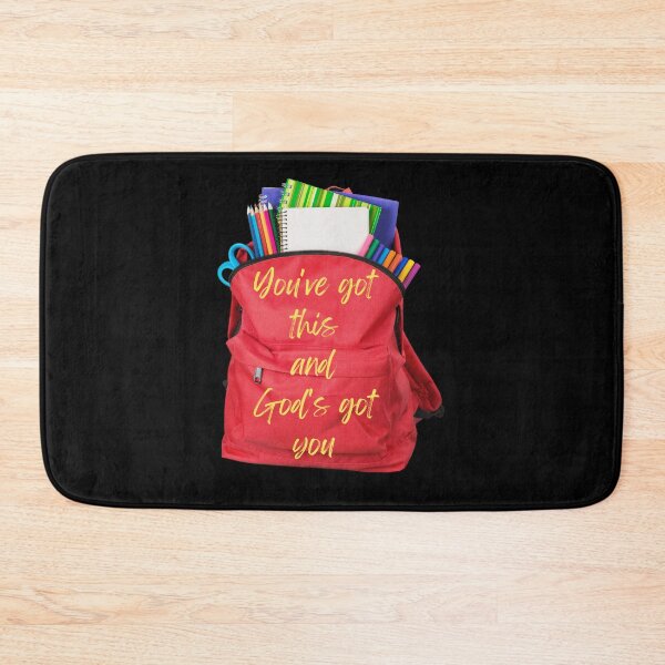 Item preview, Backback with the words, "You've got this and God's got you" designed and sold by CheekyGrace.