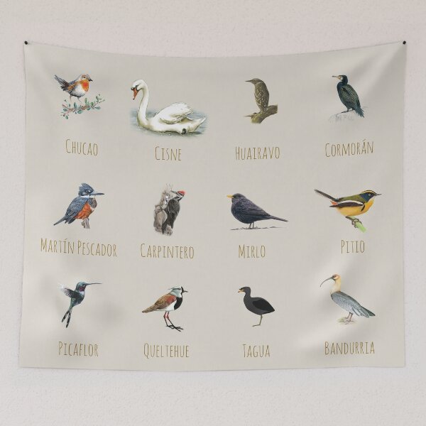 Item preview, Birds of Chileb designed and sold by MangaCortaTees.