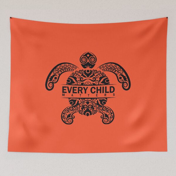 Aperçu de l'œuvre Chaque enfant compte, Journée du chandail orange, Canada autochtone, Protestation contre les pensionnats indiens, Chaque Enfant Compte créée et vendue par RedArtsDesign.
