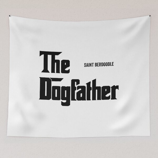 Item preview, The Dogfather Saint berdoodle Funny Fun Cool Dog Owner Shirt, Cool Saint berdoodle Dad owner Lovers Dog Father, Saint berdoodle owner Christmas birthday gift designed and sold by xlnv.