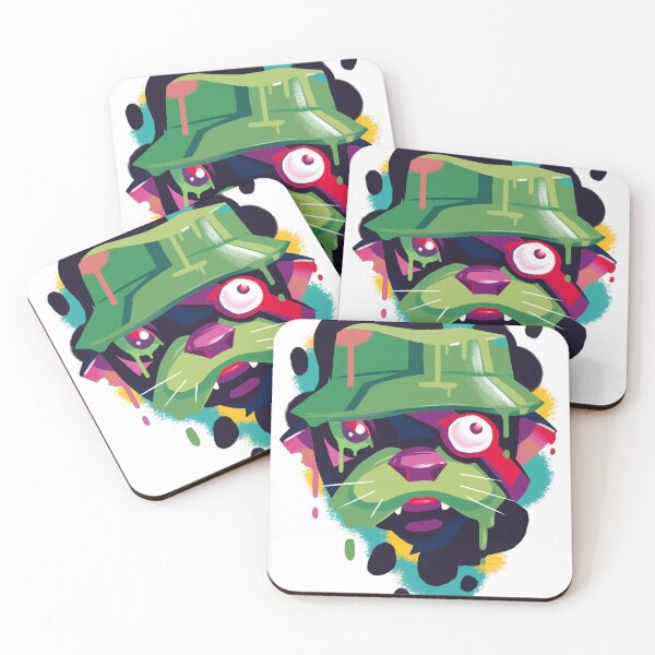 Item preview, Trippy Retro 80s Graffiti Spray Paint Drip Art Funny Otter designed and sold by Stephen Scharf.