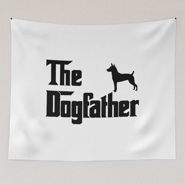 Item preview, The Dogfather Rat terrier Funny Fun Cool Dog Owner Shirt, Cool Rat terrier Dad owner Lovers Dog Father, Rat terrier owner Christmas birthday gift designed and sold by xlnv.