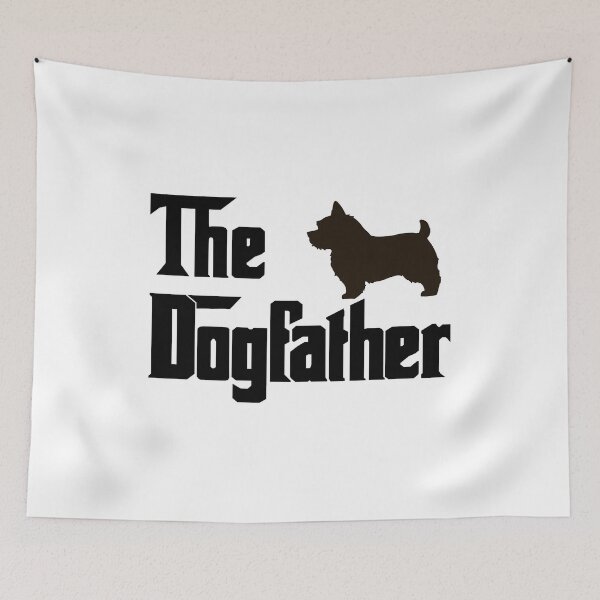 Item preview, The Dogfather Norwich terrier Funny Fun Cool Dog Owner Shirt, Cool Norwich terrier Dad owner Lovers Dog Father, Norwich terrier owner Christmas birthday gift designed and sold by xlnv.