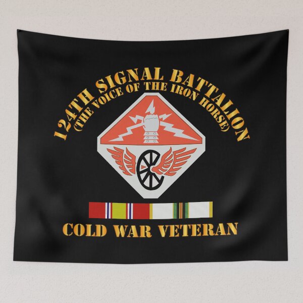 Item preview, Army - 124th SIgnal Bn - The Voice of the Iron Horse - SSI - COLD SVC X 300 designed and sold by Military Insignia Products.