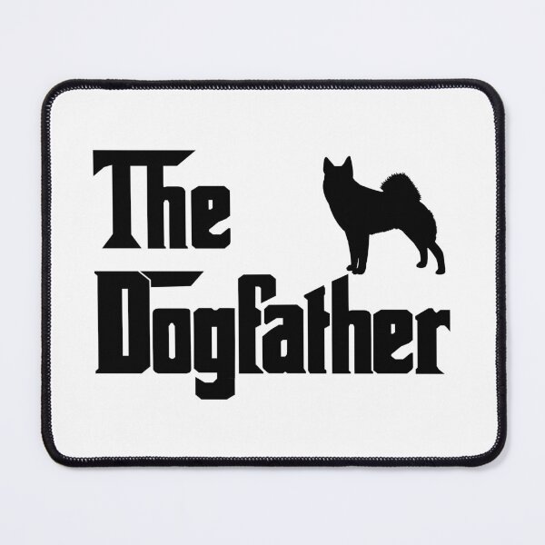 Item preview, The Dogfather Norwegian elkhound Funny Fun Cool Dog Owner Shirt, Cool Norwegian elkhound Dad owner Lovers Dog Father, Norwegian elkhound owner Christmas birthday gift designed and sold by xlnv.