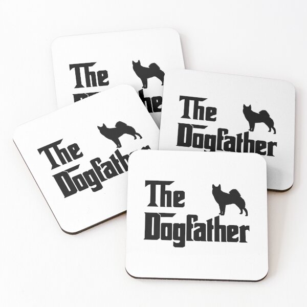 Item preview, The Dogfather Norwegian elkhound Funny Fun Cool Dog Owner Shirt, Cool Norwegian elkhound Dad owner Lovers Dog Father, Norwegian elkhound owner Christmas birthday gift designed and sold by xlnv.
