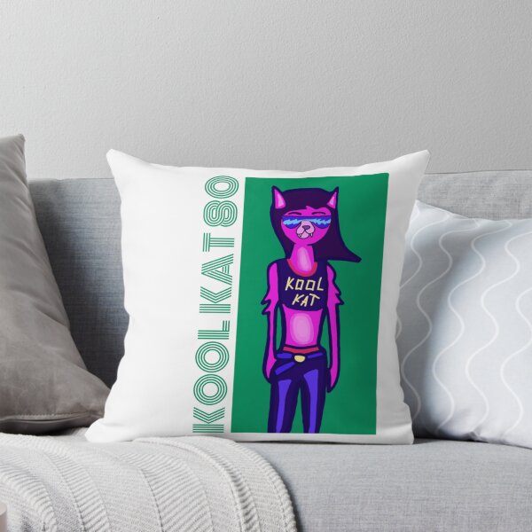 Aperçu de l'œuvre Kool Kat 80, ambiance estivale rétro créée et vendue par Artm2.