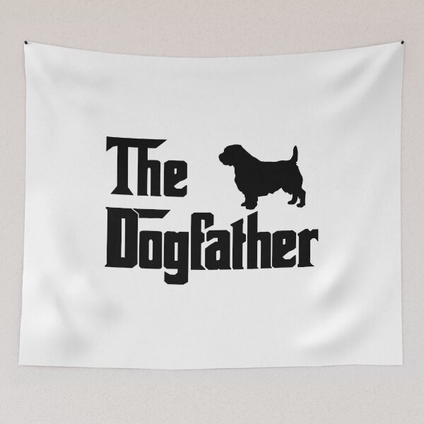 Item preview, The Dogfather Norfolk terrier Funny Fun Cool Dog Owner Shirt, Cool Norfolk terrier Dad owner Lovers Dog Father, Norfolk terrier owner Christmas birthday gift designed and sold by xlnv.