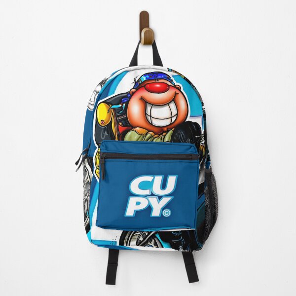 Item preview, Cupy Motorbike supermario backpack powerlifting hawaii racer sticker designed and sold by jose eduardo sanchez montaño.