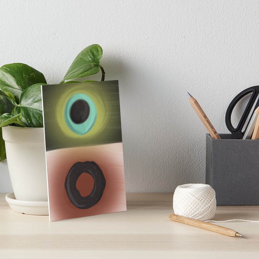 "Everything everywhere all at once Googly Eye and Bagel inverse " Art