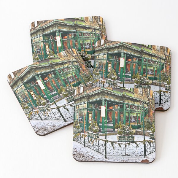 Item preview, Elysian Cafe in Winter - Hoboken designed and sold by Kurt Gardiner.