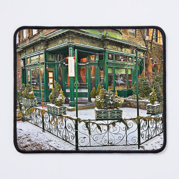 Item preview, Elysian Cafe in Winter - Hoboken designed and sold by Kurt Gardiner.