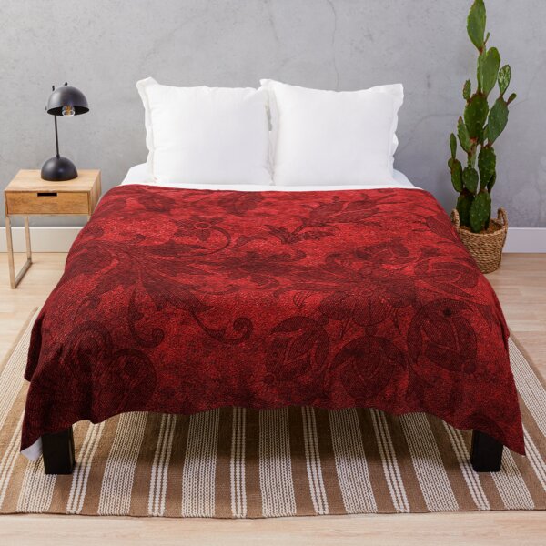 Item preview, Blood Red floral Gothic Velvet Damask Texture designed and sold by MysticMarble.