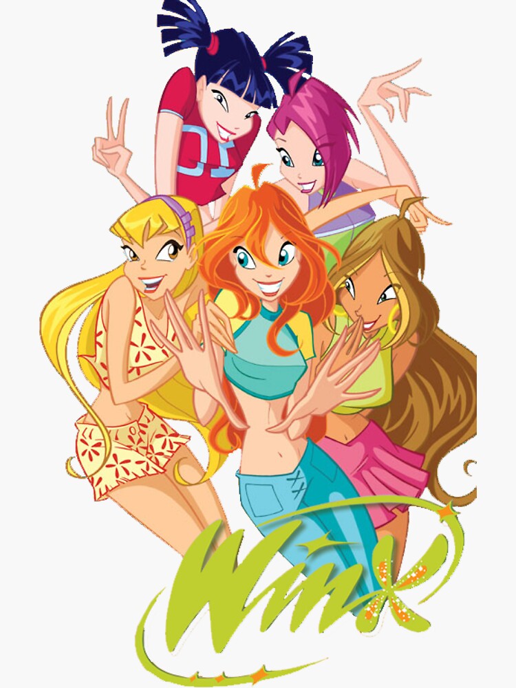 "Winx Club Group" Sticker for Sale by LunaticArtWork Redbubble