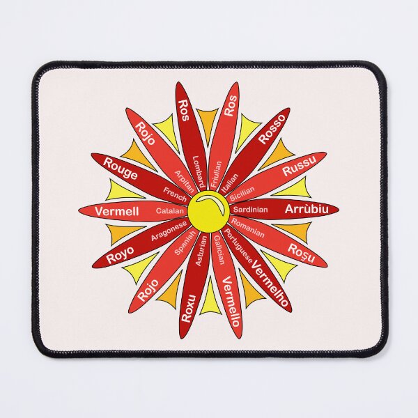 Item preview, Red in 14 Romance Languages (Bright) designed and sold by kelseywinsor.