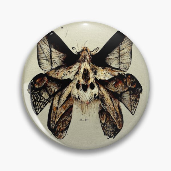 Item preview, Fantasy Moth Print, AI + Human Generated designed and sold by bzake.