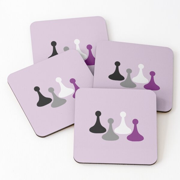 Item preview, Ace Pride Pawns designed and sold by artandboardgame.