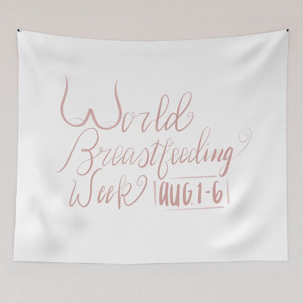 Item preview, World breastfeeding week designed and sold by CabinThreadCo.