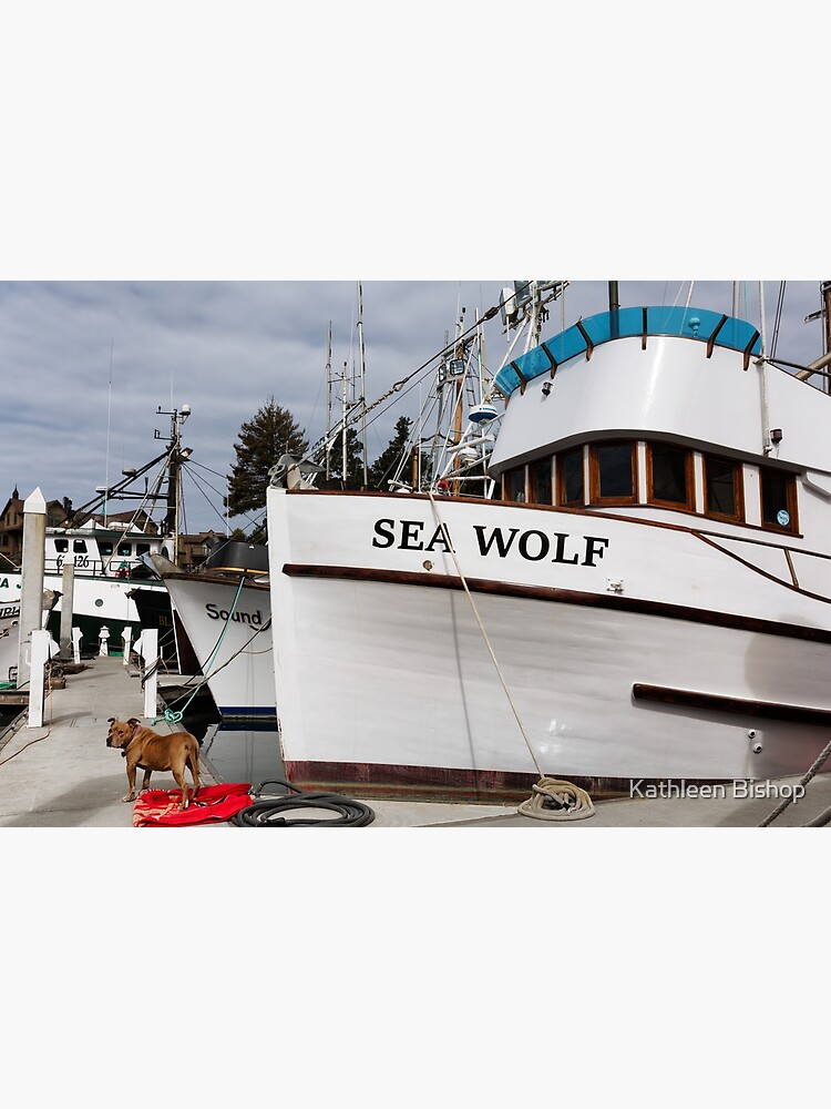 "Sea Wolf Fishing Boat in Noyo Harbor Fort Bragg" Poster for Sale by