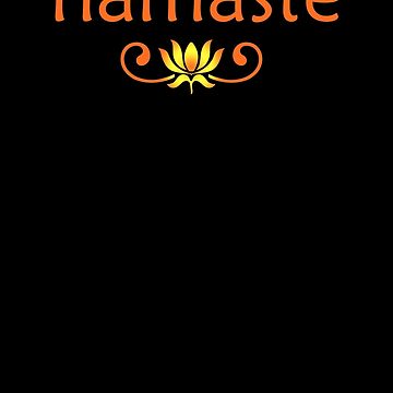Artwork thumbnail, Orange Namaste by mindofpeace