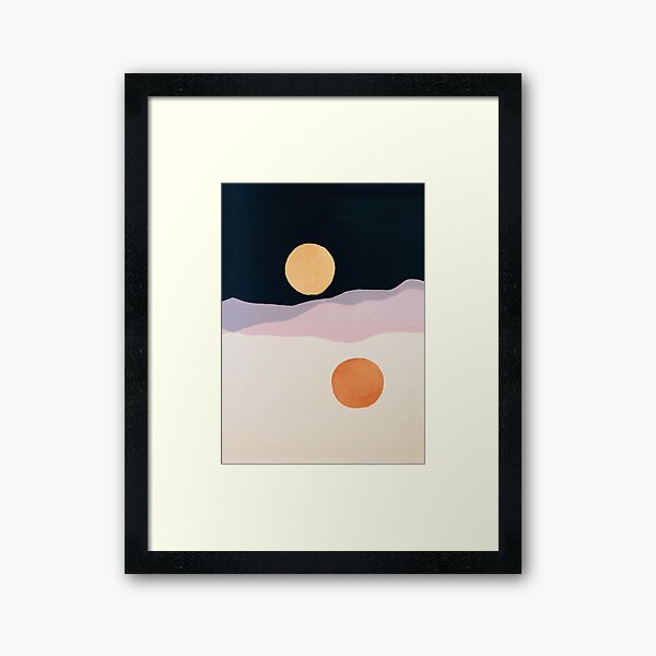 Day N Nite Framed Art Print