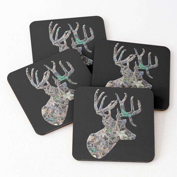 Item preview, Camouflage Whitetail Buck Deer, Big Camo Buck Head, Deer Hunting Design designed and sold by LifeCrush.