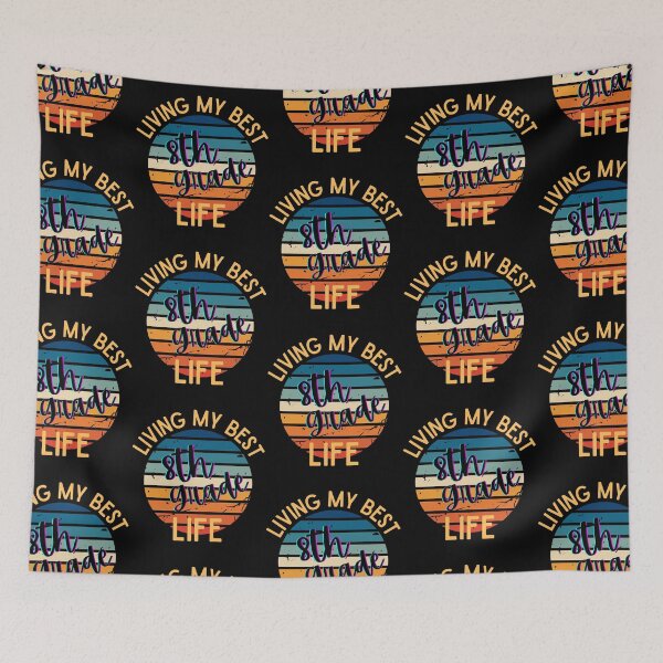 Item preview, Living My Best Life 8th Grade Back To School designed and sold by two7designs.