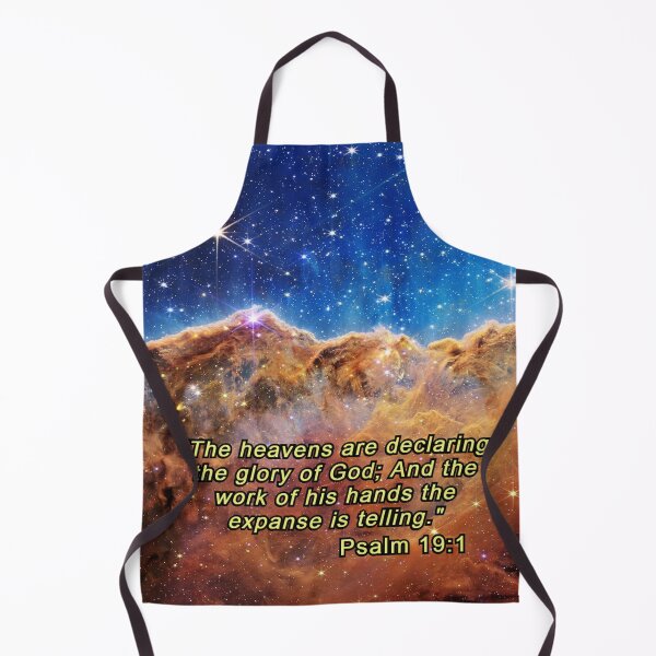 Item preview, JWST - Cosmic Cliffs - Bible Verse - Psalm 19:1 designed and sold by DEL-Productions.