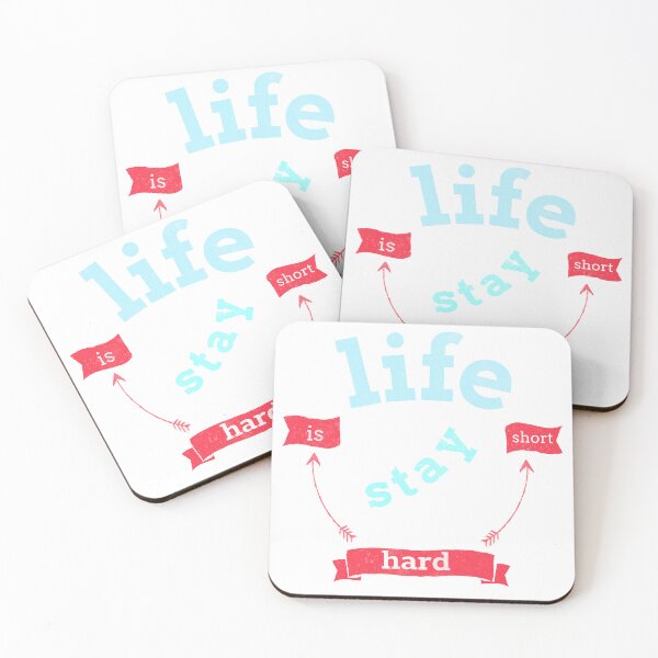 Item preview, life is short stay hard designed and sold by RO--Design.