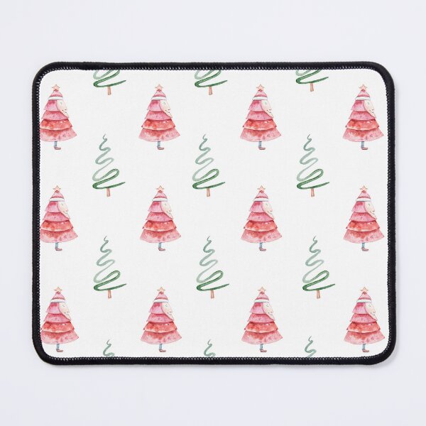 Item preview, Watercolor hand painted cute Christmas tree digital painting, repeat pattern designed and sold by tiana-geo.