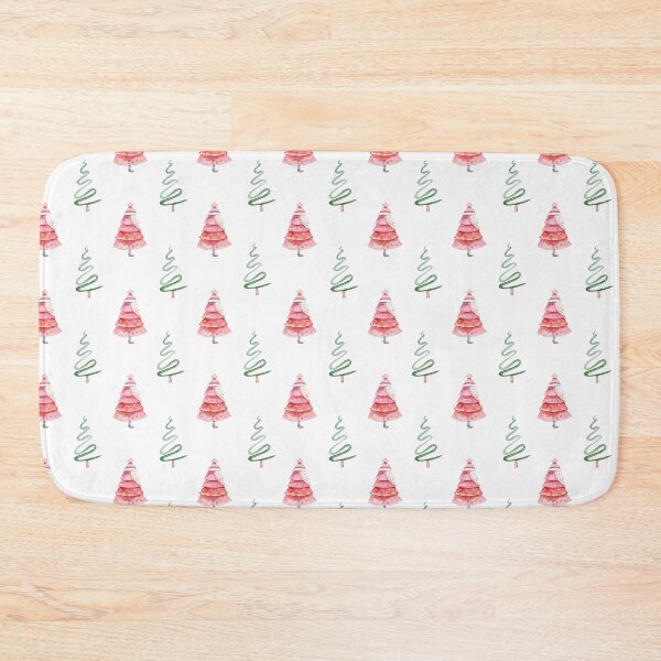 Item preview, Watercolor hand painted cute Christmas tree digital painting, repeat pattern designed and sold by tiana-geo.