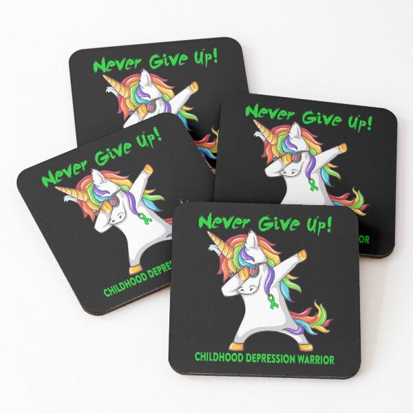 Item preview, Childhood Depression Warrior - Never Give Up! - Support Childhood Depression Warrior Gifts designed and sold by whlrcheryl.