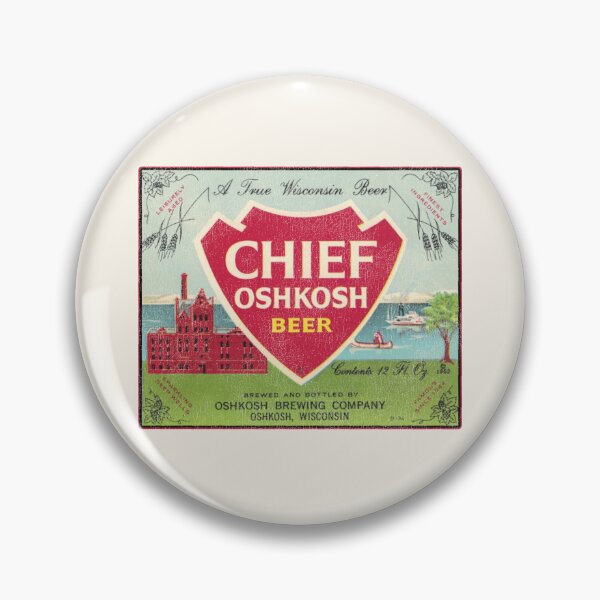 Item preview, Chief Oshkosh Beer Retro Defunct Wisconsin Breweriana designed and sold by ourkid.