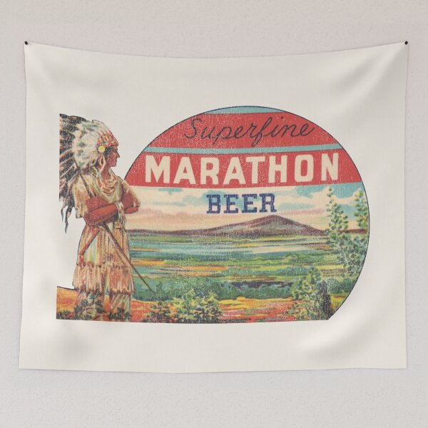 Item preview, Superfine Marathon Beer Retro Defunct Wisconsin Breweriana designed and sold by ourkid.