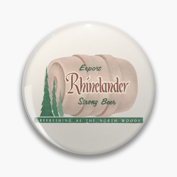 Item preview, Rhinelander Beer Retro Defunct Wisconsin Breweriana designed and sold by ourkid.