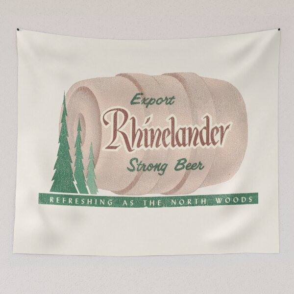 Item preview, Rhinelander Beer Retro Defunct Wisconsin Breweriana designed and sold by ourkid.